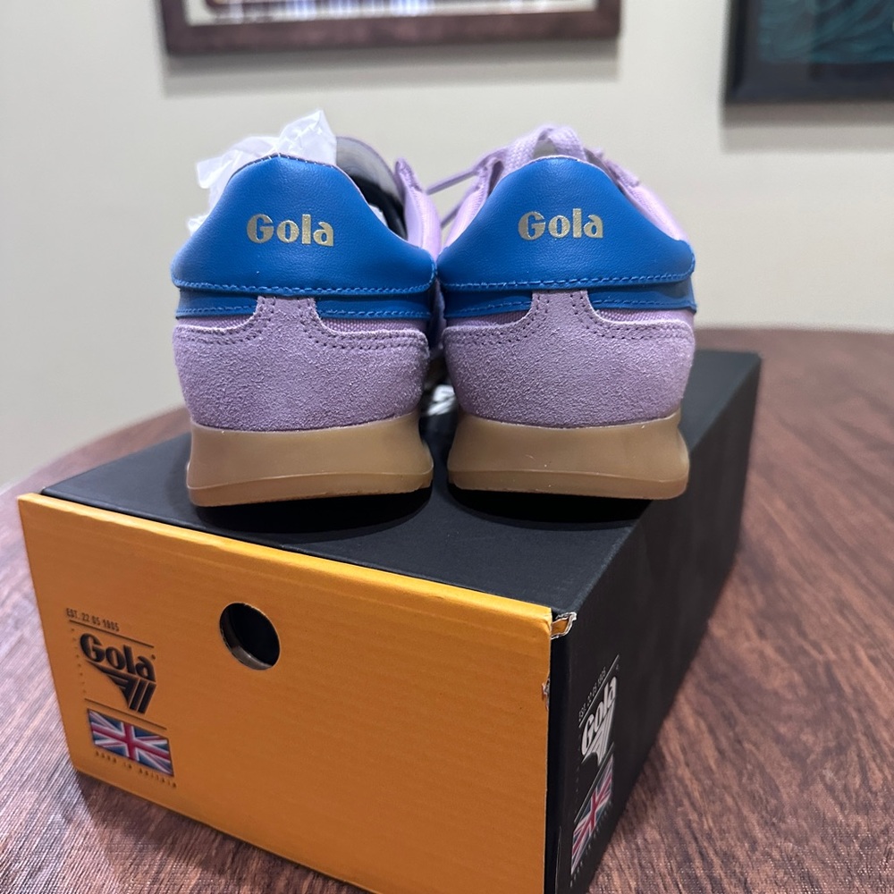 New Gola Tornado Sneakers Lilac/Santorini Size: 6.5 - Picture 10 of 11